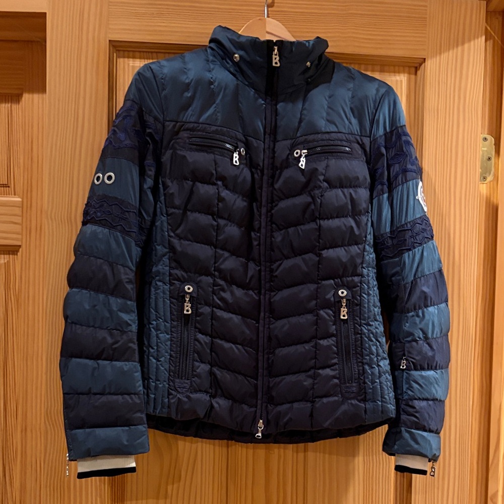 Bogner Women's Navy Puffer Ski Jacket